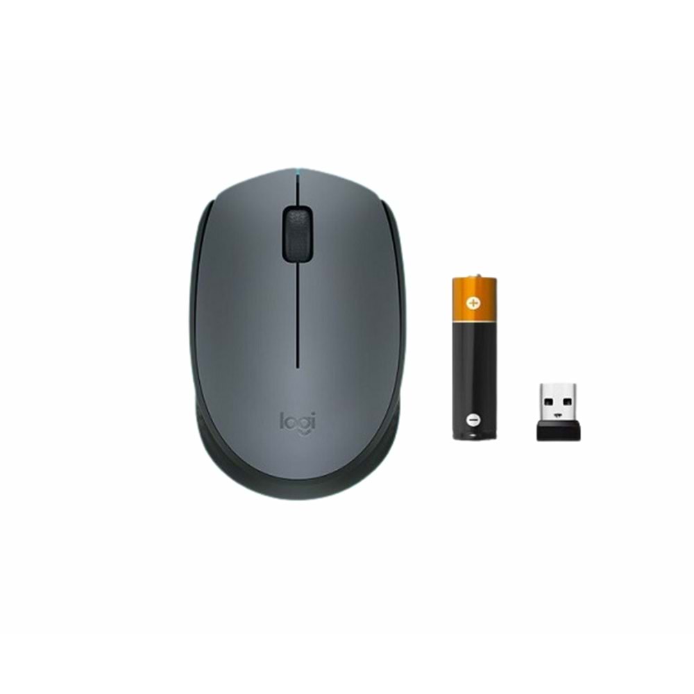 Logitech M170 Nano Alıcılı Kablosuz Siyah-Gri Mouse