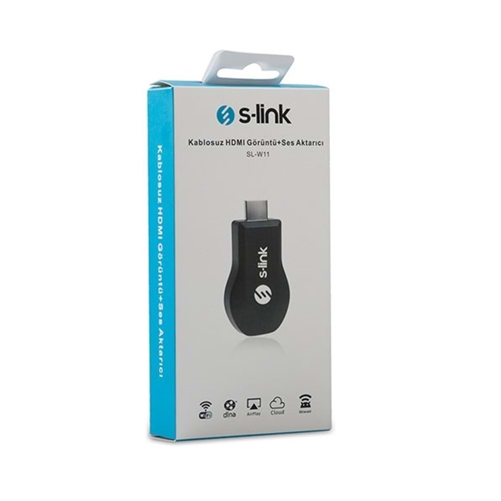S-Link SL-W11 Kablosuz Hdmı Görüntü+Ses Aktarıcı