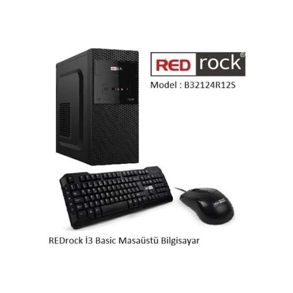 Redrock B32124R12S İ3-2120 4Gb 120Gb Ssd Dos Masaüstü Pc