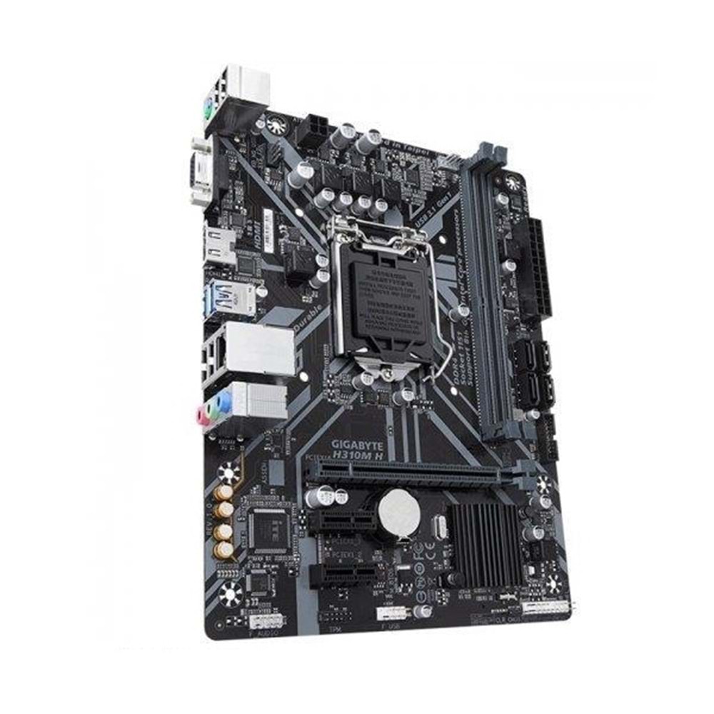 Gigabyte H310M H 2.0 H310 Ddr4 Vga Glan Matx Hdmı Usb3.1 1151Pv2 Anakart