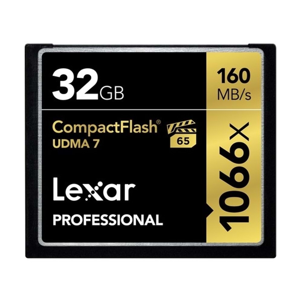 Lexar 32Gb 160Mb/s 1066X 4K UDMA 7 CF Hafıza Kartı