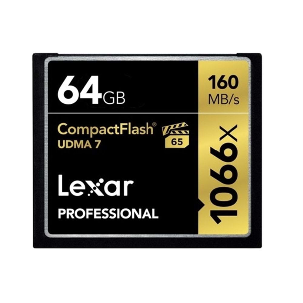 Lexar 64Gb 160Mb/s 1066X 4K UDMA 7 CF Hafıza Kartı