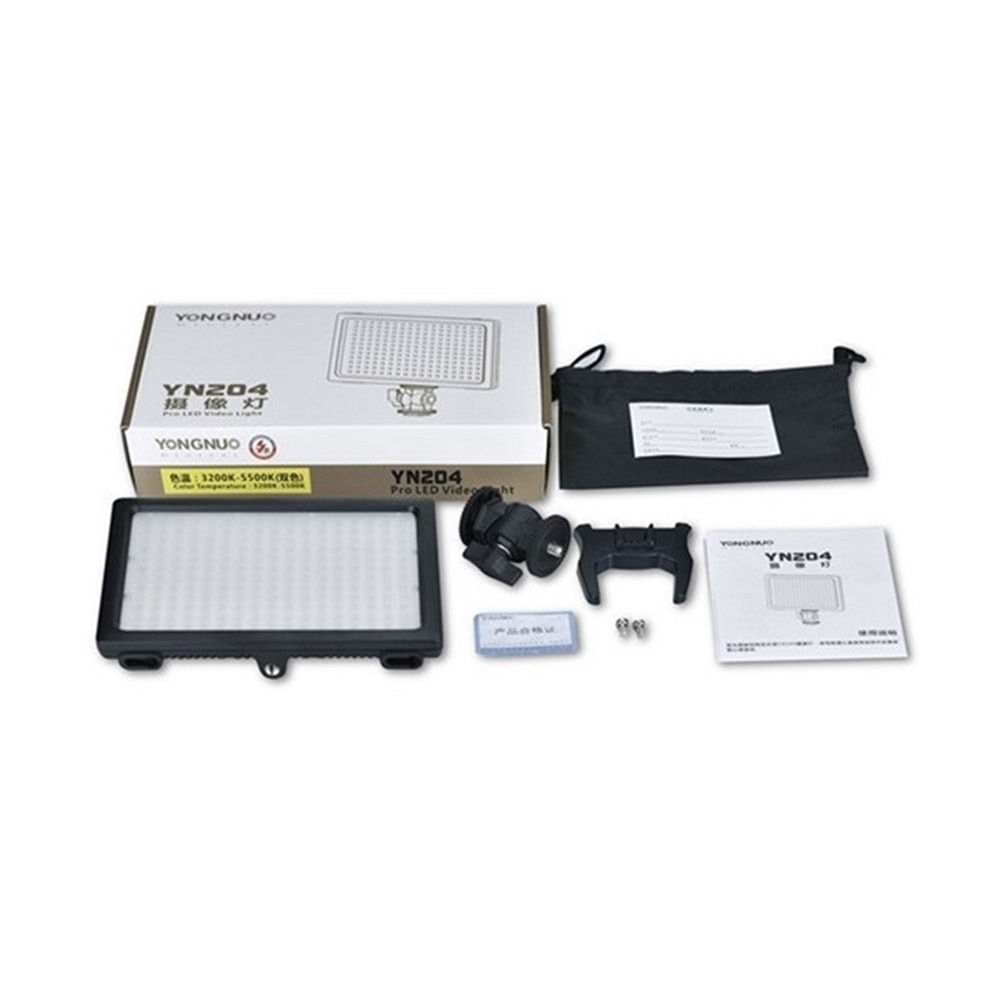Yongnuo YN204 SMD Bi-Color Led Işık (3200-5500K)