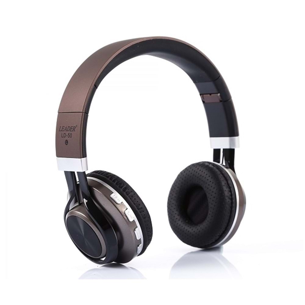 Leader LD-50 Kablosuz Bluetooth Kartlı Kulak Üstü Kulaklık