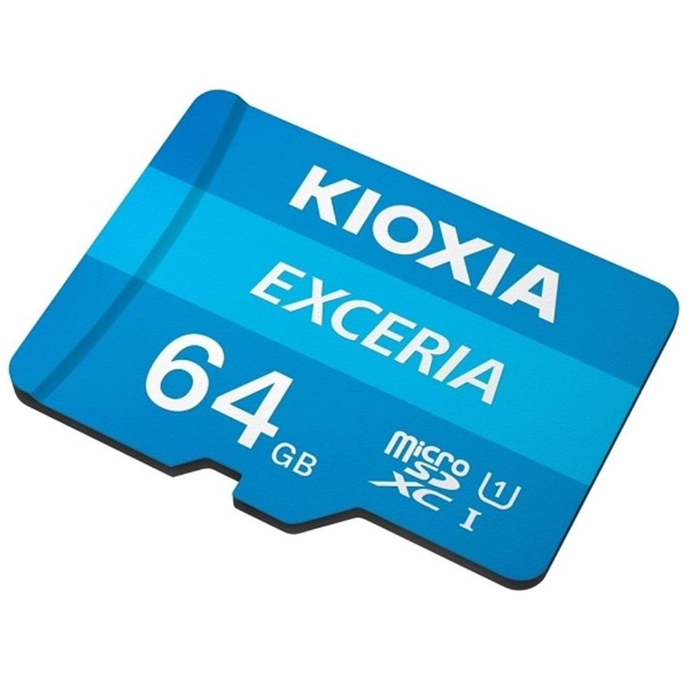 Kioxia 64GB Exceria SDHC UHS-1 C10 U1 100MB/S Micro Hafıza Kartı (LMEX1L064GG2)