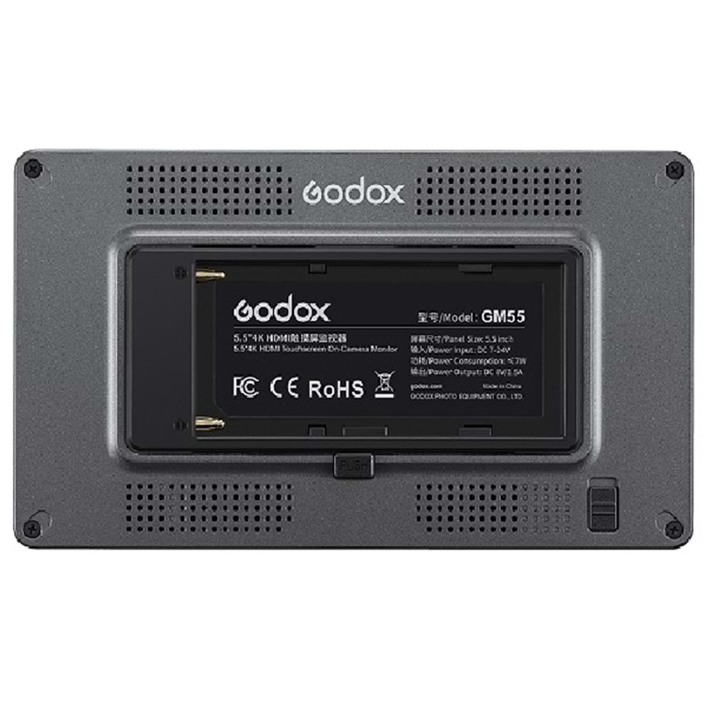 Godox GM55 5.5inc 4K HDMI Kamera Üstü Dokunmatik Monitör