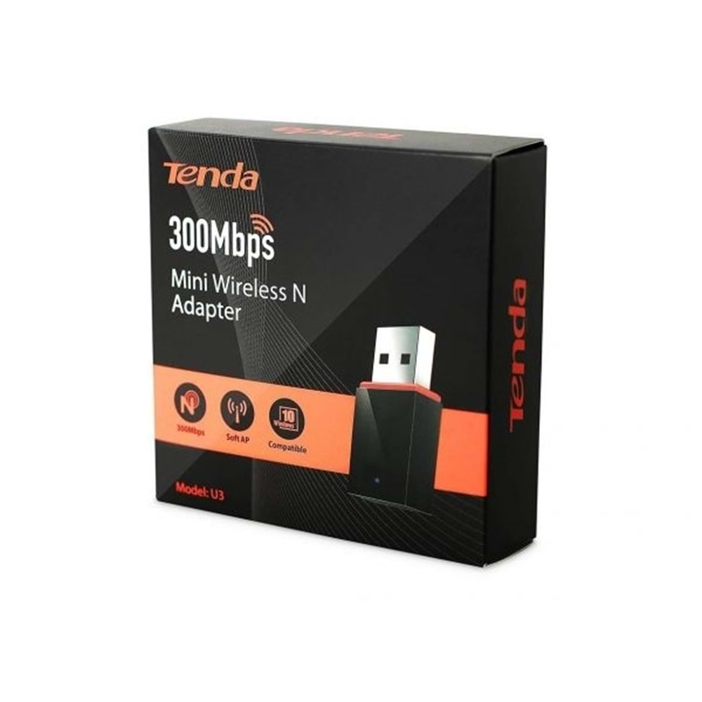 Tenda U3 300MBPS Mini Usb Wifi N Kablosuz Adaptör