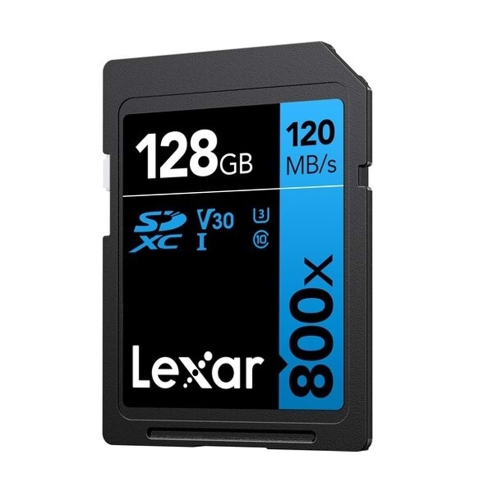 Lexar 128Gb 120Mb/s 800x C10 U3 V30 UHS-1 4K UHD SD Hafıza Kartı