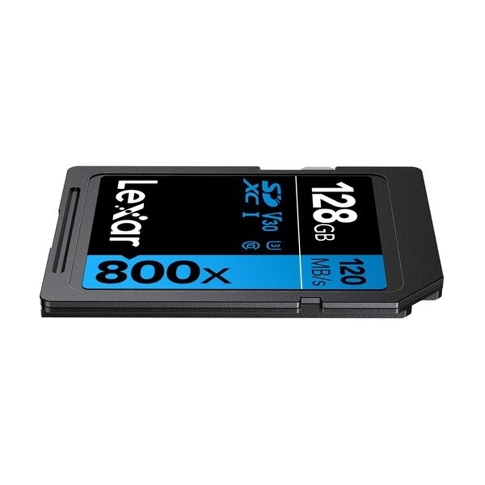 Lexar 128Gb 120Mb/s 800x C10 U3 V30 UHS-1 4K UHD SD Hafıza Kartı