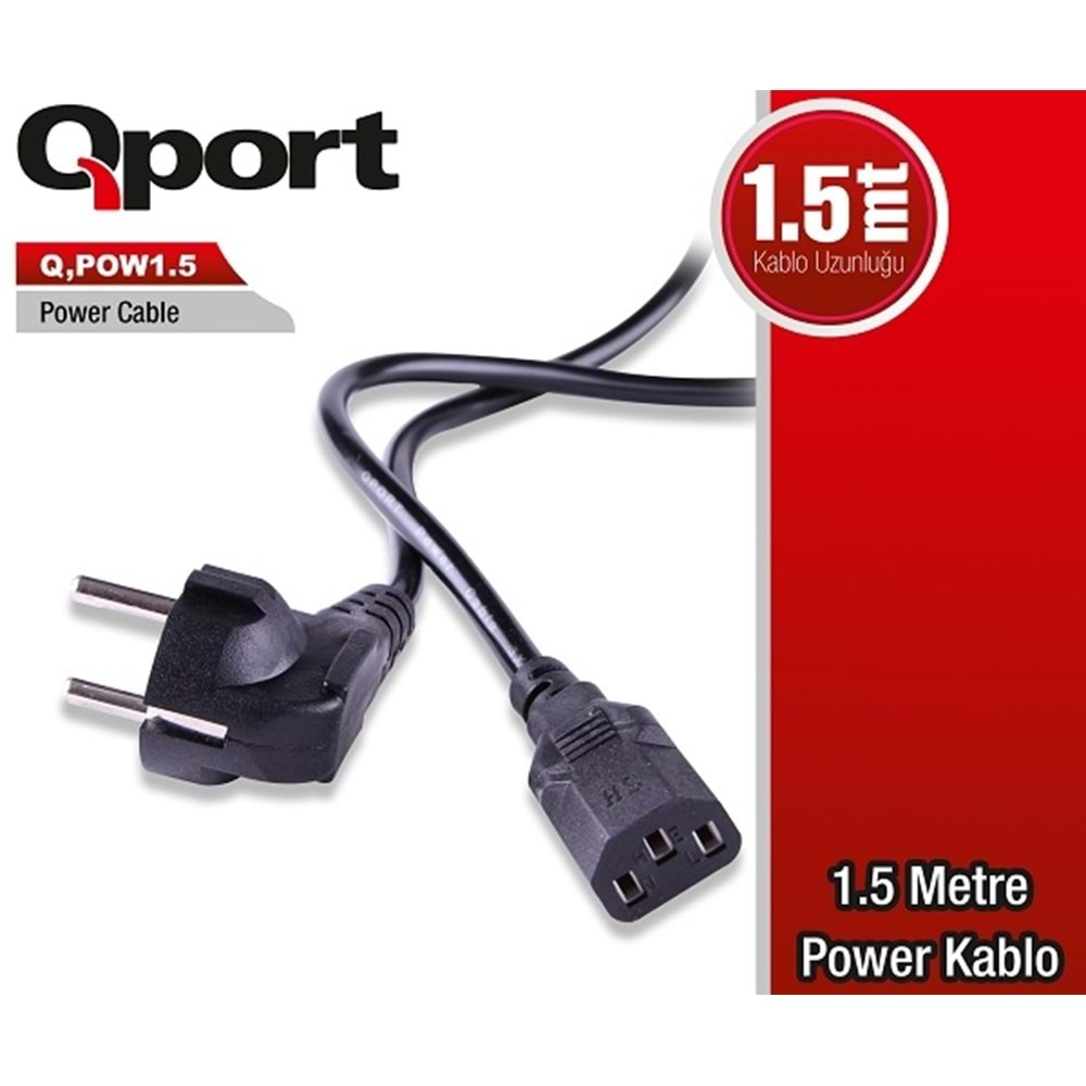 Qport 1.5mm Power Kablosu Q-POW1.5