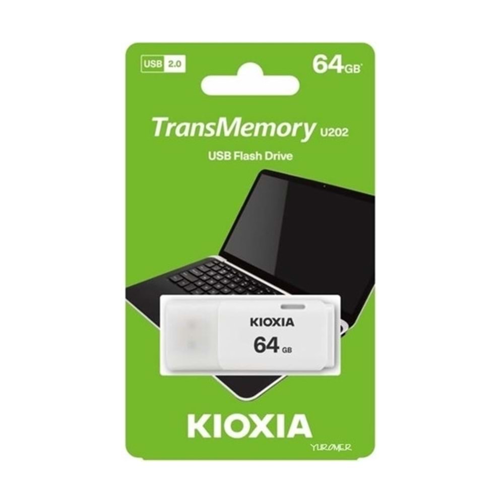 Kioxia 64GB U202 Usb 2.0 Bellek (LU202W064GG4)