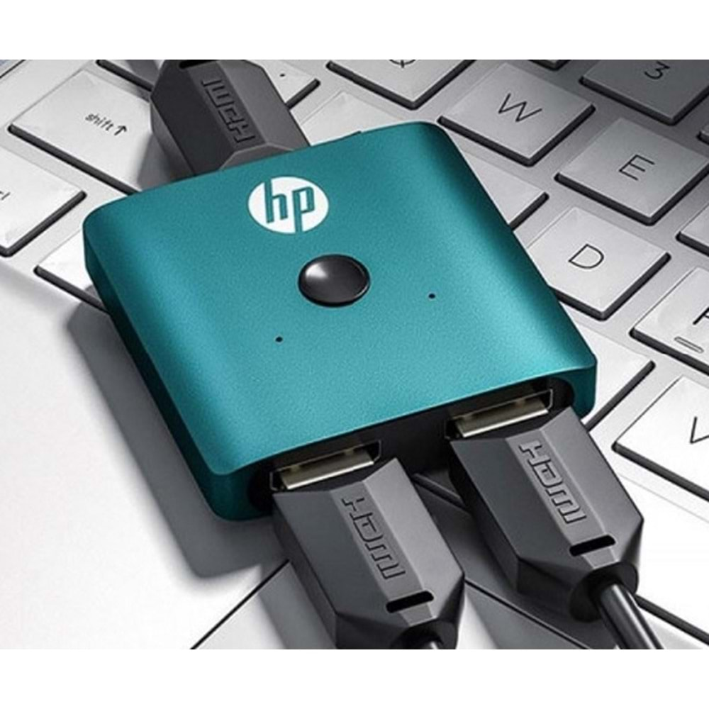 Hp DHC-HD01V 2 Port Hdmi to 1 Port Hdmi Çıkış 4K Dişi-Dişi Hdmi Çoklayıcı