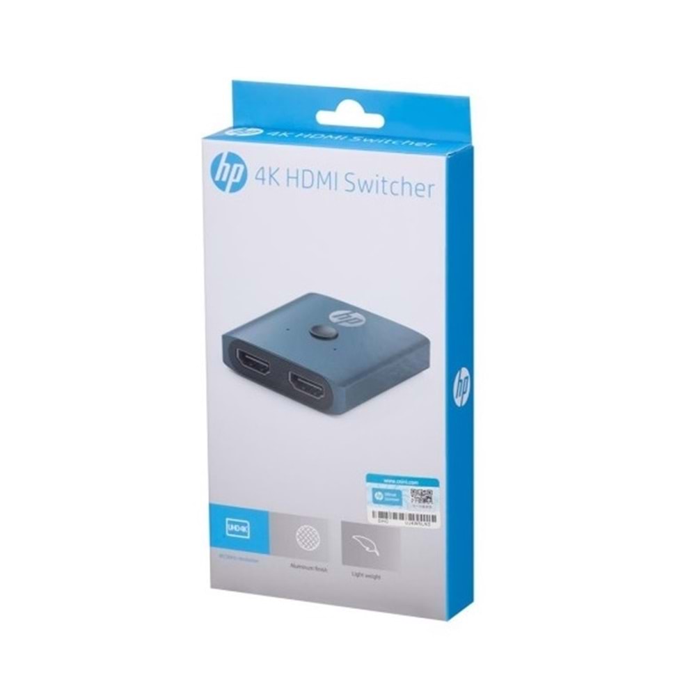Hp DHC-HD01V 2 Port Hdmi to 1 Port Hdmi Çıkış 4K Dişi-Dişi Hdmi Çoklayıcı