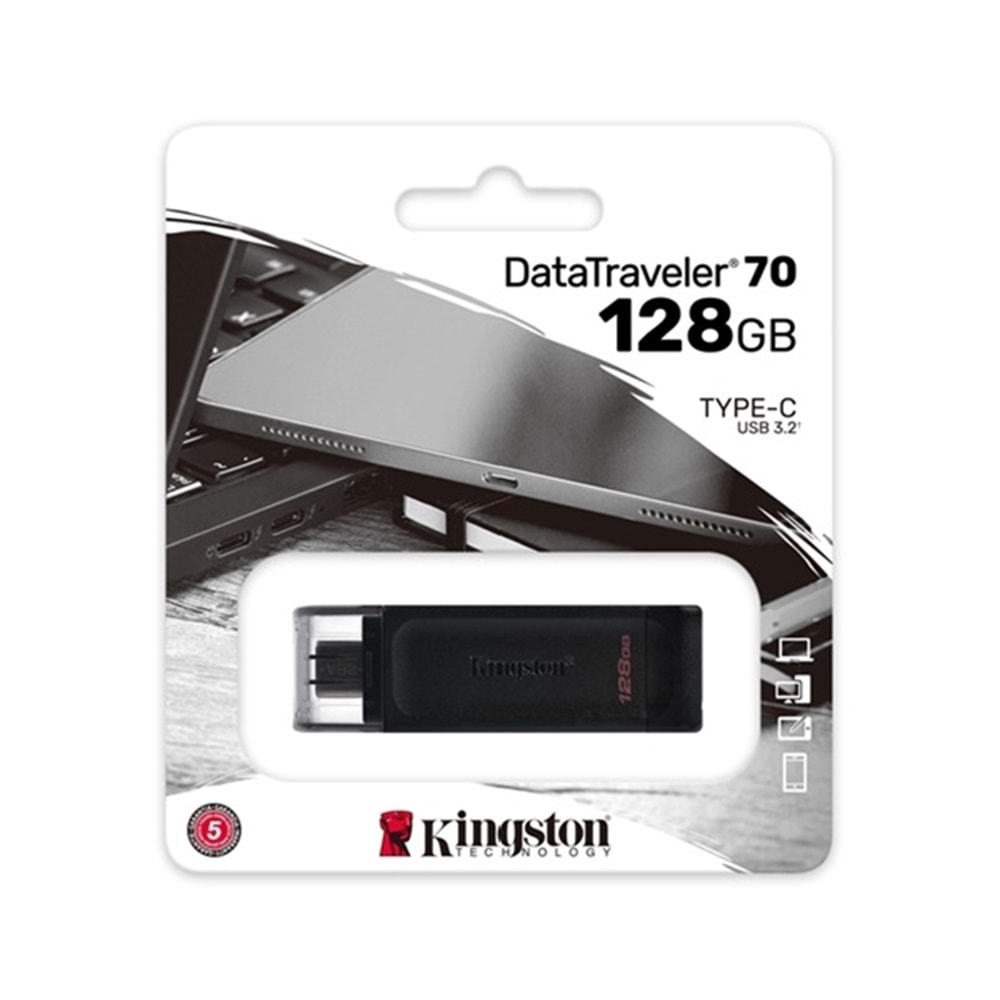 Kingston 128GB Gen 1 Type-C Usb 3.2 Flash Bellek DT70/128GB