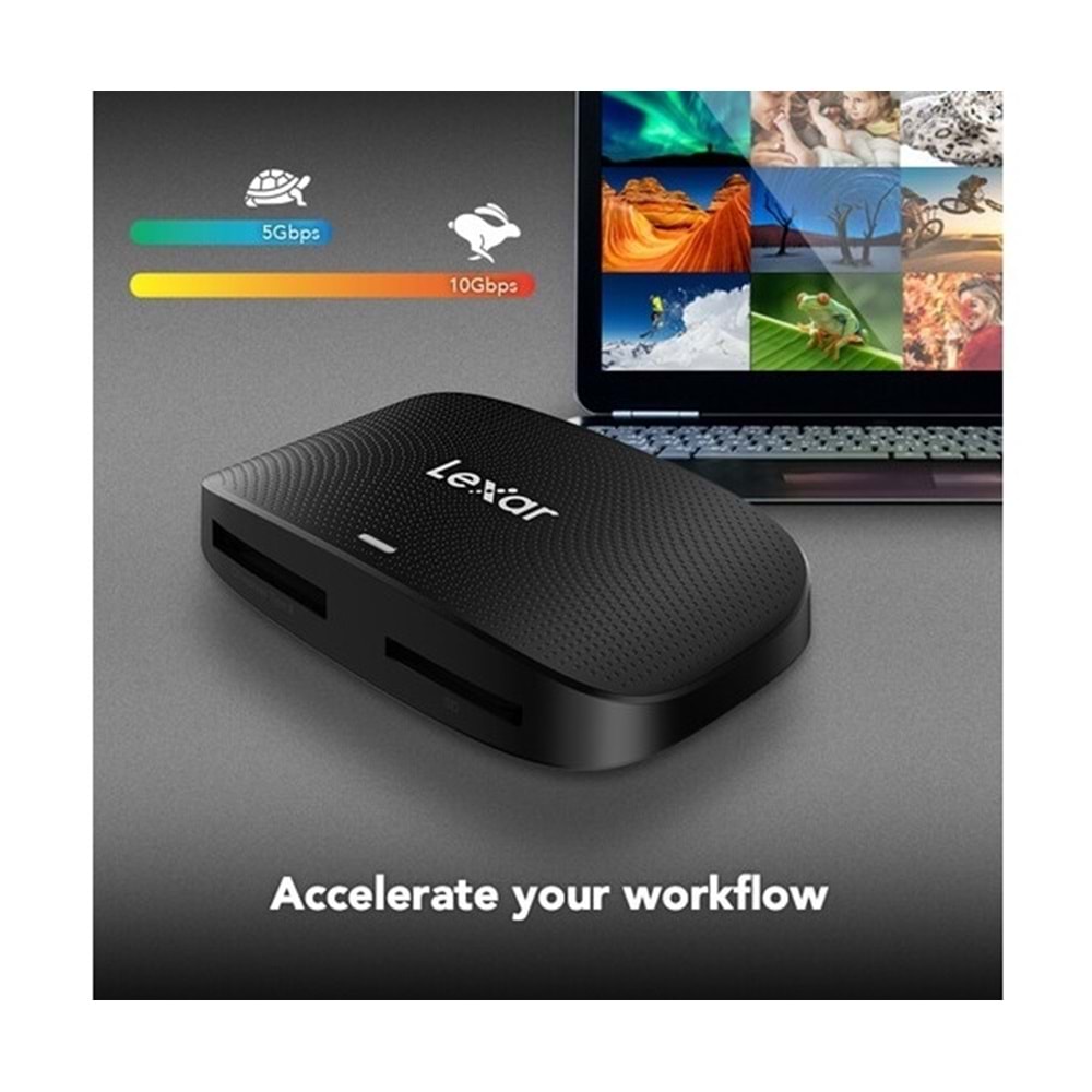 Lexar CFexpress Professional Type B/SD USB 3.2 Gen 2 Kart Okuyucu