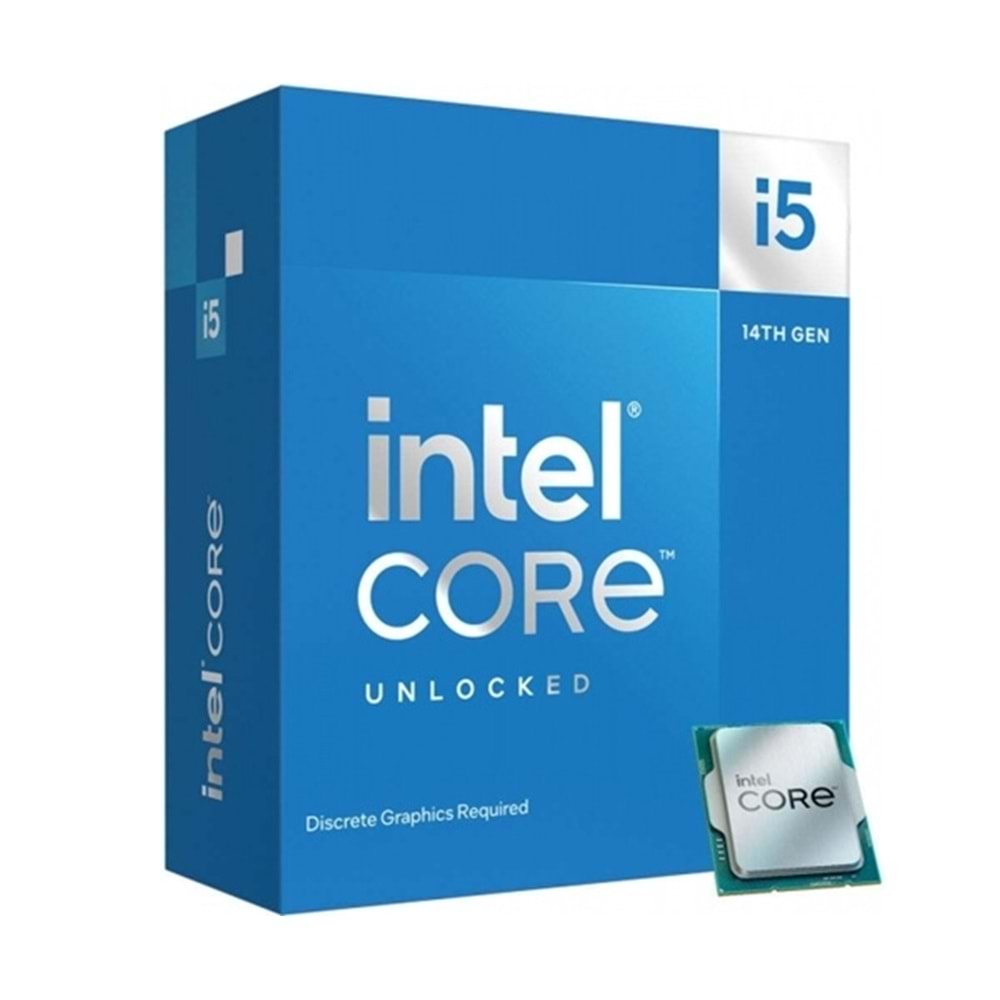 Intel (14.Nesil) Raptor Lake i5-14600 2.0GHz 5.2GHz 24MB 1700P İşlemci Tray (Fansız)