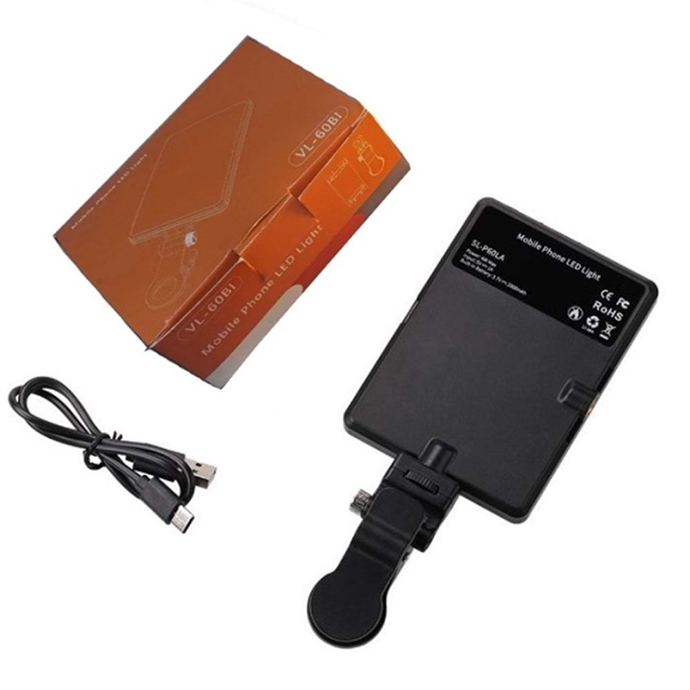 Dp VL-60BI Şarj Edilebilir Mobile Led Işık