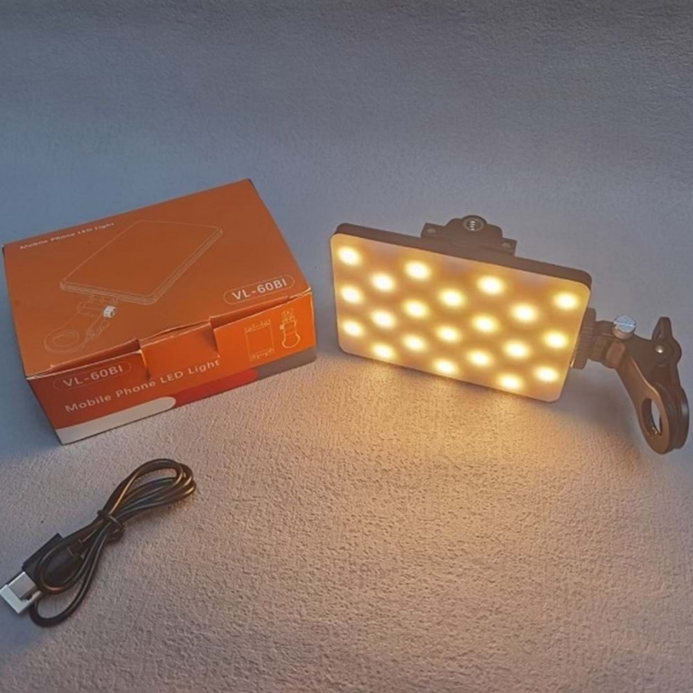 Dp VL-60BI Şarj Edilebilir Mobile Led Işık