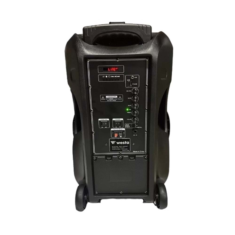 Westa WAP-12503ET 12inc Aktif Portatif Ses Sistemi 200Wat
