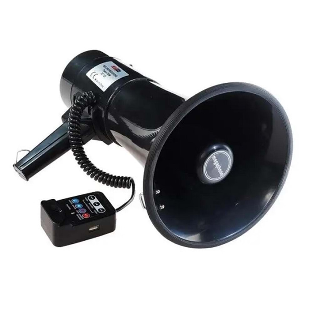 Lastvoice MGF-200X EL Megafonu 200W Bluetooth USB Şarjlı