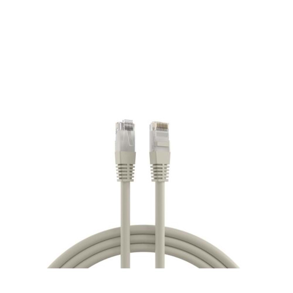 ODS CAT6 UTP LSZH Bakır 5 Metre Gri Patch Cord