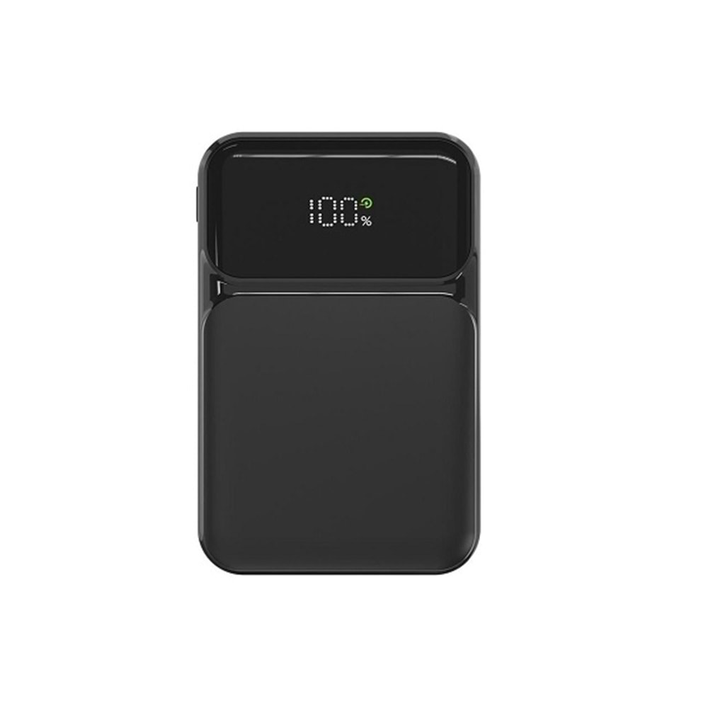 S-link P104 10000 mAh Dahili Kablolu Siyah LCD Powerbank
