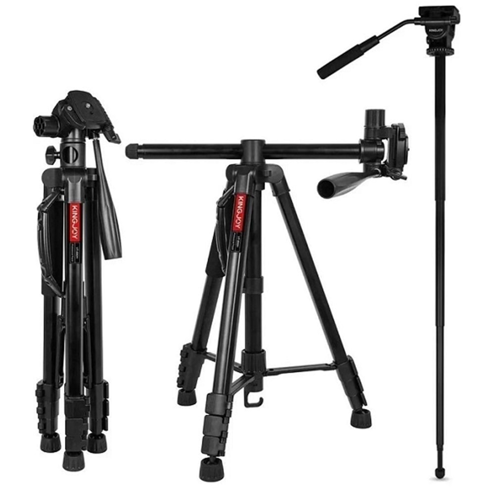 Kingjoy VT-890H Deve Boyu Profesyonel Tripod