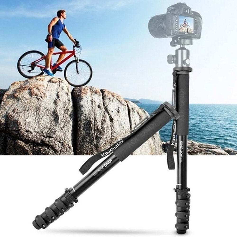 Kingjoy MP408F DSLR Video Kamera Monopod