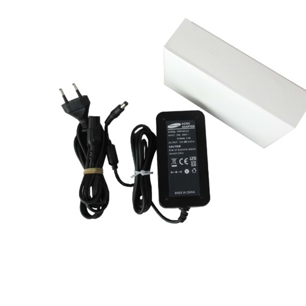 Samsung 12V 5.25 Amper Plastik Adaptör