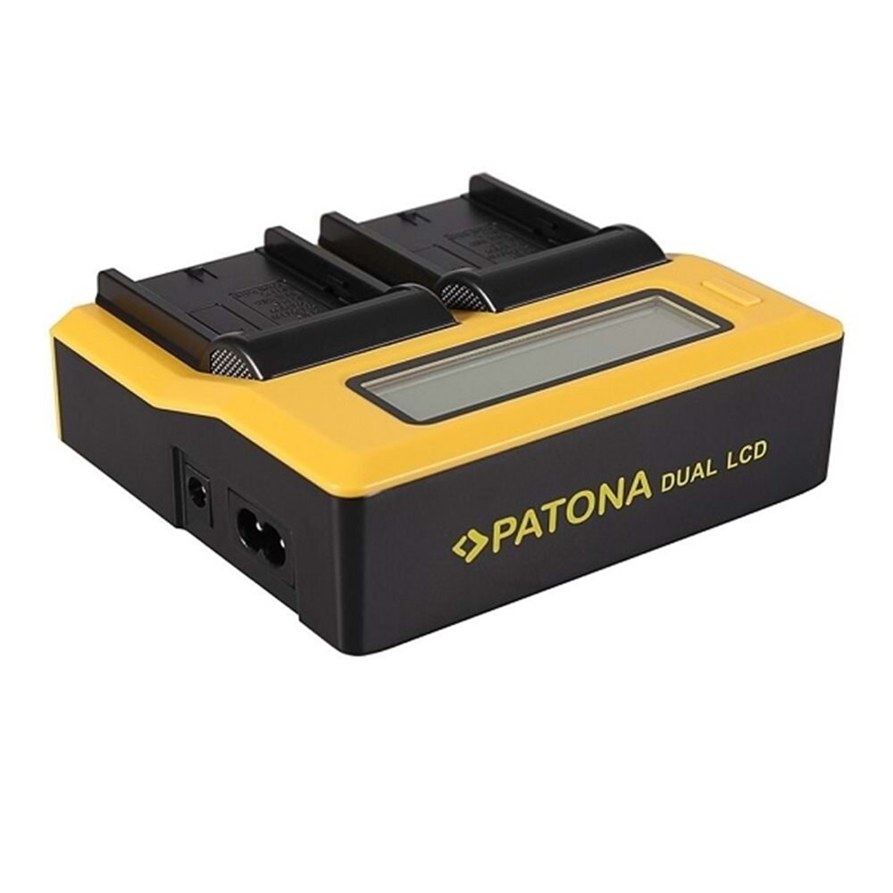 Patona 7525 Sony NP-F970 Serisi İçin İkili LCD Ekranlı USB Şarj Aleti