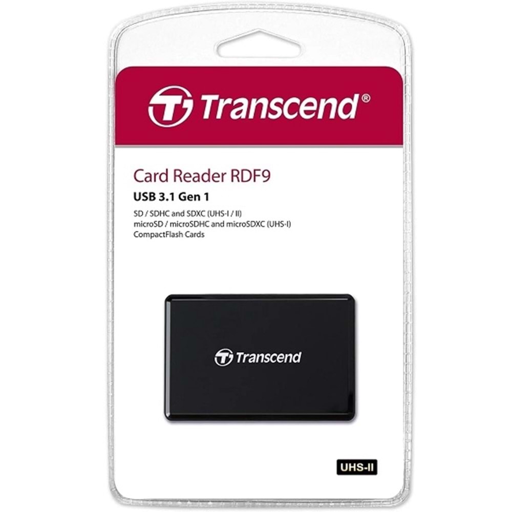 Transcend TS-RDF9K2 UHS-II Usb 3.1 Multi Kart Okuyucu