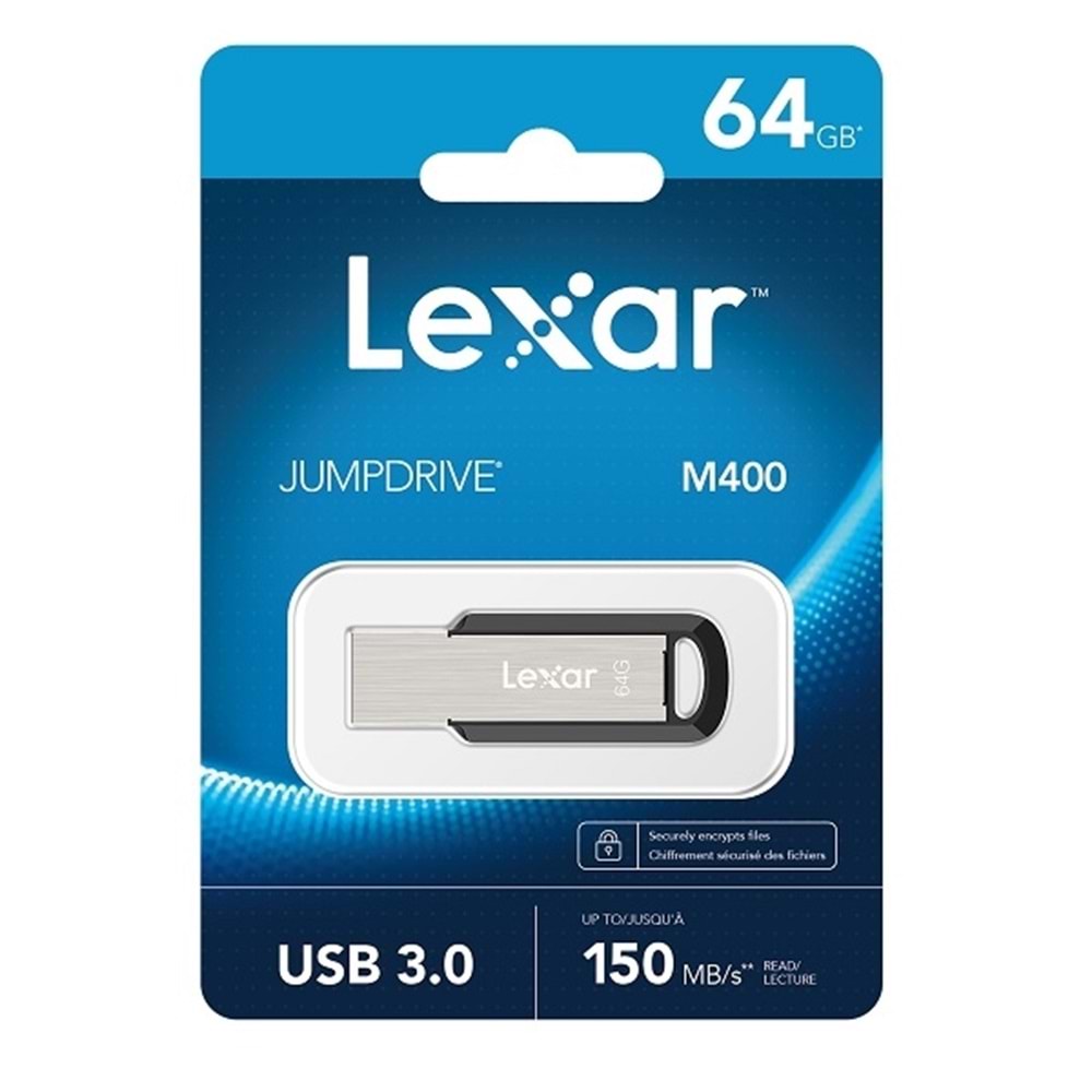 Lexar 64GB LJDM400064G-BNBNG 150MB/S Usb 3.0 Flaş Bellek