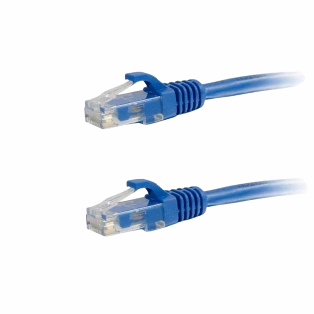 ODS CAT6 UTP LSZH Bakır 1 Metre Mavi Patch Cord