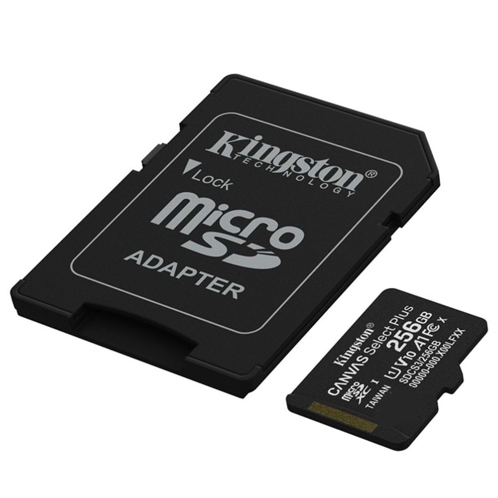 Kingston 256GB SDCS3/256GB 150Mb/s Micro Hafıza Kartı