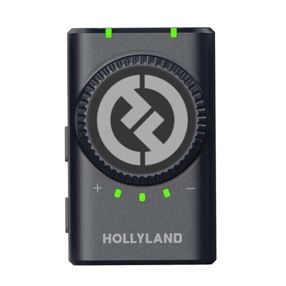 Hollyland Lark M2 Combo Kablosuz Mikrofon Sistemi Siyah