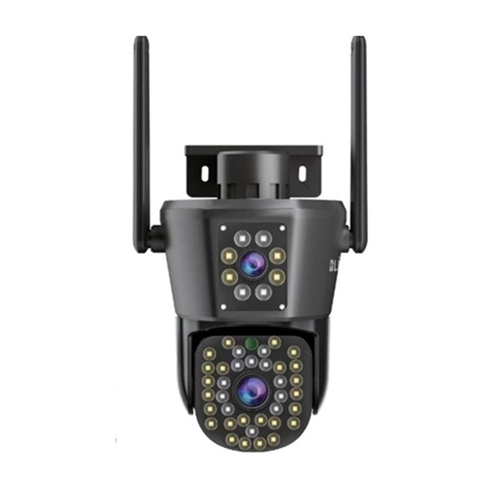 Blic Blm-55 Dual Lens 2.4G Wi-Fi 4 Mp Ultra Hd Hafıza Kartlı Güvenlik Kamerası