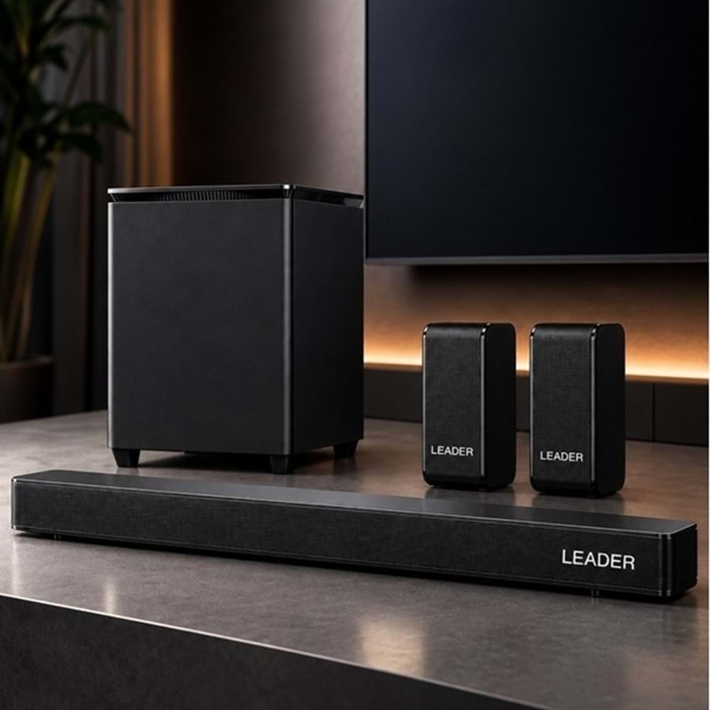 Leader SB-41 5.1 Soundbar Bt USB Optik Arc Aux Ses Sistemi