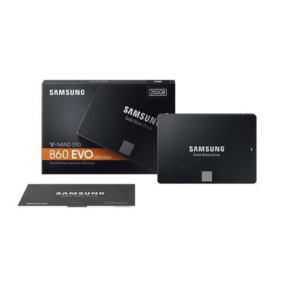 Samsung MZ-76E250BW 860 Evo 2.5 250Gb (550/520Mb/S) Sata (V-Nand) Ssd Disk (7Mm)
