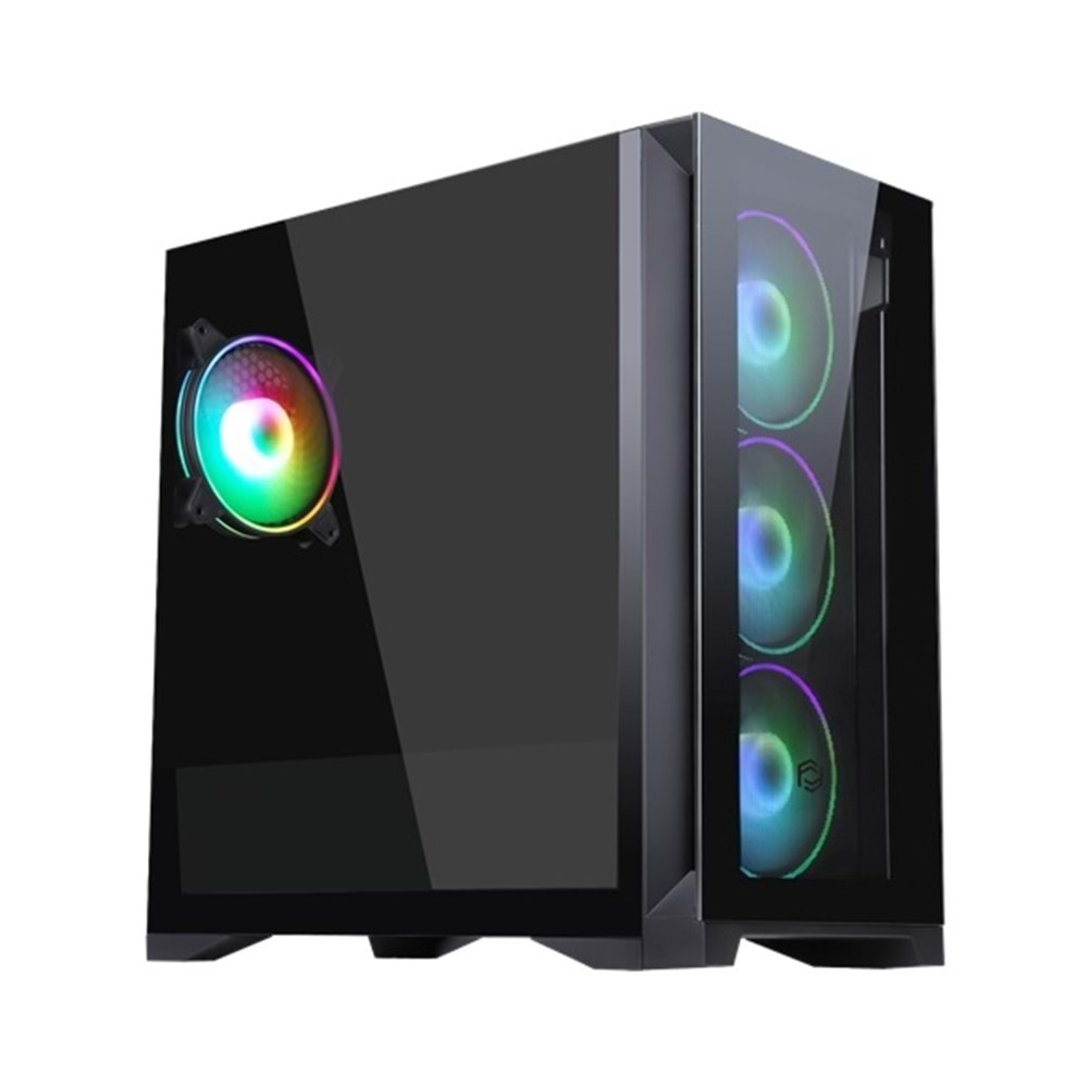 Frisby FC-9450G MORO 750W 80+ Bronze Siyah Dual-Ring RGB Fan Mid Tower ATX