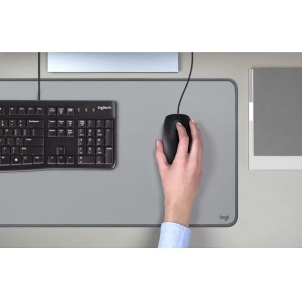 Logitech MK120 Q Türkçe Usb Standart Kablolu Siyah Klavye+ Mouse