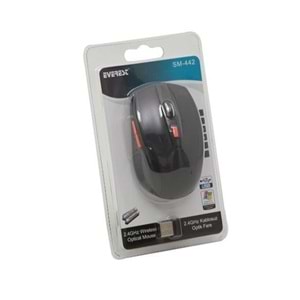 Everest Sm-442 Nano Alıcılı Kablosuz 1200Dpi Siyah Mouse