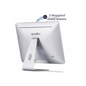 Quadro HM8122 46824 Rapıd İ5-4670T 8Gb 240Gb Ssd 21.5 Dos All İn One Pc