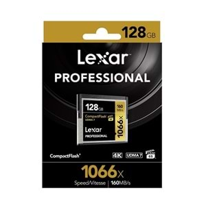 Lexar 128Gb 160Mb/s 1066X UDMA 7 CF Hafıza Kartı