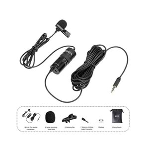 Boya BY-M1 Pro Kablolu Yaka Mikrofonu