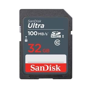 Sandisk 32GB Ultra Class 10 100MB/S Hafıza Kartı (SDSDUNR-032G-GN3IN)