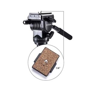 Yunteng VCT-558 Profesyonel Monopod Hidrolik Kafa
