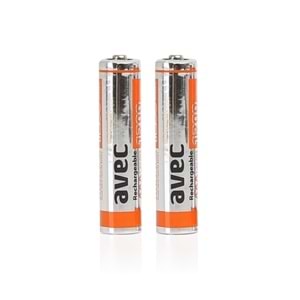 Avec 1200 mAh Ince Pil 2li Bls. AAA