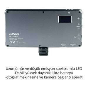 Sanger PRO-S21 RGB Led Video Efekt Işığı