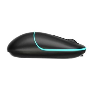 Lecoo WS210 2.4G Wifi Wireless Bluetooth Charging Mouse Siyah