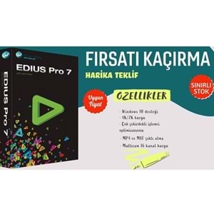 Edius 7 Pro Uygulama Yazılımları